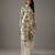 Ivory floral printed chanderi silk kurta set