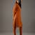Rust floral embroidered chanderi silk kurta set