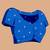 blue banarasi silk blend meenakari zari weaving saree with tassels on pallu