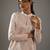 Pink floral embroidered chanderi silk kurta set