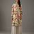 Ivory floral printed chanderi silk kurta set