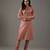 Rose floral embroidered chanderi silk kurta set
