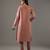 Rose floral embroidered chanderi silk kurta set