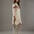 Ivory floral embroidered chanderi silk kurta set