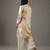 Ivory floral printed chanderi silk kurta set