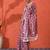 Maroon chinon digital printed saree