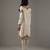 Ivory floral embroidered chanderi silk kurta set