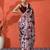Wine chinon digital printed saree