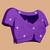 purple banarasi silk blend meenakari zari weaving saree with tassels on pallu