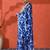 Blue chinon digital printed saree
