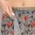 Grey floral printed ready to wear saree