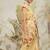 Yellow floral printed ready to wear saree