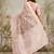 Grey jacquard silk blend ready to wear saree