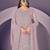 Dusty pink color embroideried faux georgette semi stitched salwar suit