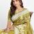 Mustard linen cotton woven saree