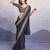 Black georgette bandhej saree