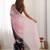 Pink padding georgette sequins embroidered saree