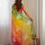 Yellow padding georgette sequins embroidered saree