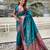 Sea green soft silk blend meenakari woven saree