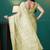 Pista organza foil printed ready to wear saree