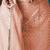 Peach organza foil printed ready to wear saree