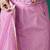Purple organza foil printed ready to wear saree