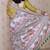 Woven zari border digital printed yellow tussar silk saree