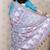 Woven zari border digital printed sea green tussar silk saree