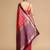 Pink lichi silk blend jacquard saree