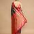Blue lichi silk blend jacquard saree