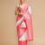 Off white lichi silk blend jacquard saree