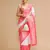 Off white lichi silk blend jacquard saree
