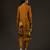 Mustard floral printed chanderi kurta set