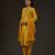 Yellow embroidered chanderi kurta set