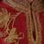 Red embroidered chanderi kurta set