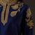 Indigo embroidered chanderi kurta set