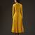 Yellow embroidered chanderi kurta set