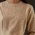 Beige embroidered chanderi kurta set