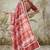 Maroon muslin printed ready to wear saree
