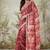 Maroon muslin printed ready to wear saree