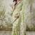 Pista muslin printed ready to wear saree