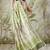 Pista muslin printed ready to wear saree