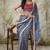 Multi muslin printed ready to wear saree