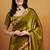 Mahendi embroidered ready to wear saree