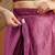 Purple embroidered ready to wear saree