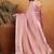 Pink satin ready to wear saree