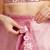 Pink satin ready to wear saree