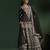black embroidered silk lehenga with Kurti