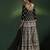 black embroidered silk lehenga with Kurti