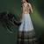 black embroidered silk lehenga with Kurti